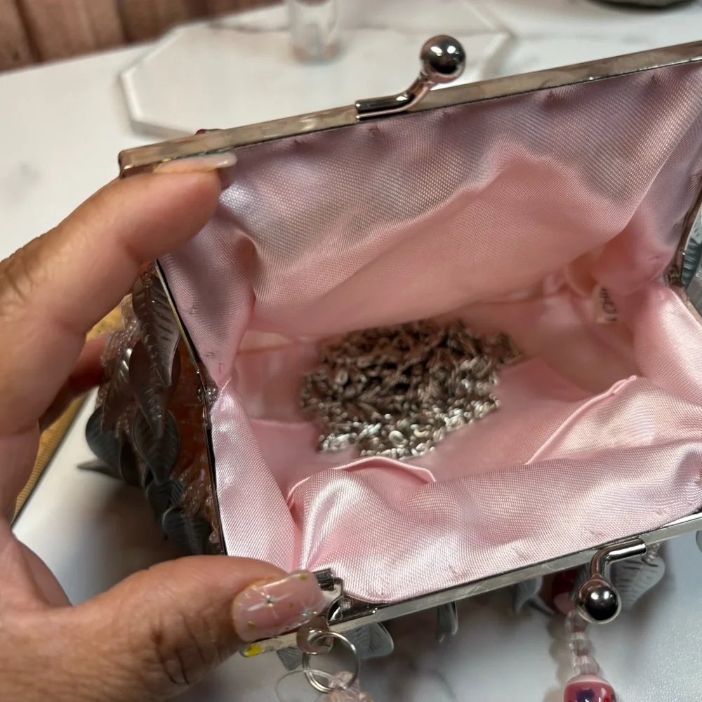 Mattina T. collection beaded Purse - Picture 5 of 7